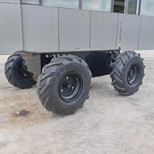 Лидер продаж, мобильный робот-платформа для DIY, Радиоуправляемый 4WD, электрический автобус, протокол pwt1000, аксессуары, 4WD умный робот, автомобильное шасси - Product Image 1