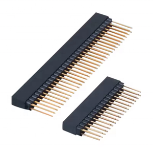 Custom Electronic component 2.54 2.0 1.27 1.0 0.8 mm pin <strong>header</strong> female <strong>header</strong> DIP <strong>SMT</strong> pcb pin <strong>header</strong> 2.54mm - Product Image 6