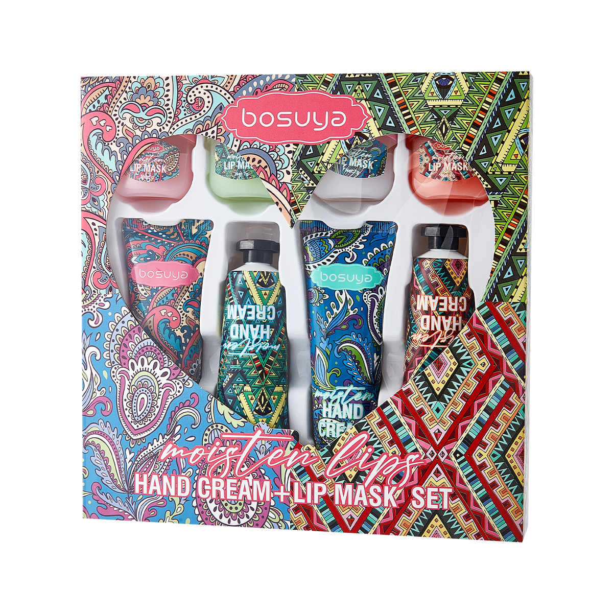bosuya HAND CREAM +LIP MASK SET