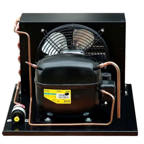 SECOP compresor hermético vertical refrigerado por aire de la unidad de condensación de refrigeración
