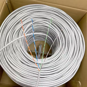 Jue Hong fornitura diretta di fabbrica Cat5e UTP 305m cavo in fibra ottica doppino cablaggio di rete per progetti di comunicazione - Product Image 5