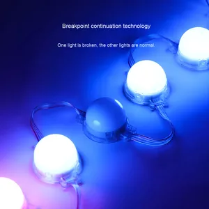 Impermeabile per esterno LED Pixel Light coloratissimo corsa di cavalli di programmazione a matrice di punti IP65 512 punti di illuminazione a parete Lavatrici - Product Image 3