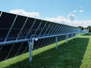 Sistema Tracker pannello solare staffa di tracciamento monoasse per una maggiore efficienza solare