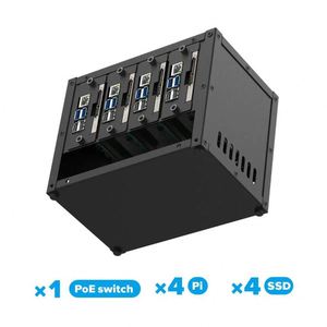 Ahududu Pi küme için yükseltilmiş tam muhafaza, Pi 4B, 3B +/3B ve diğer B modeli ile uyumlu, ev 4'e kadar - Product Image 4