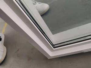 Ventana fija UPVC, productos de tendencia, ventanas de doble acristalado con marco UVC con diseño de parrilla - Product Image 3