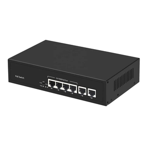 OEM Ethernet ağ anahtarı 100M 48V 6 Port hızlı PoE anahtarı kablosuz erişim noktası IP kamera için - Product Image 1