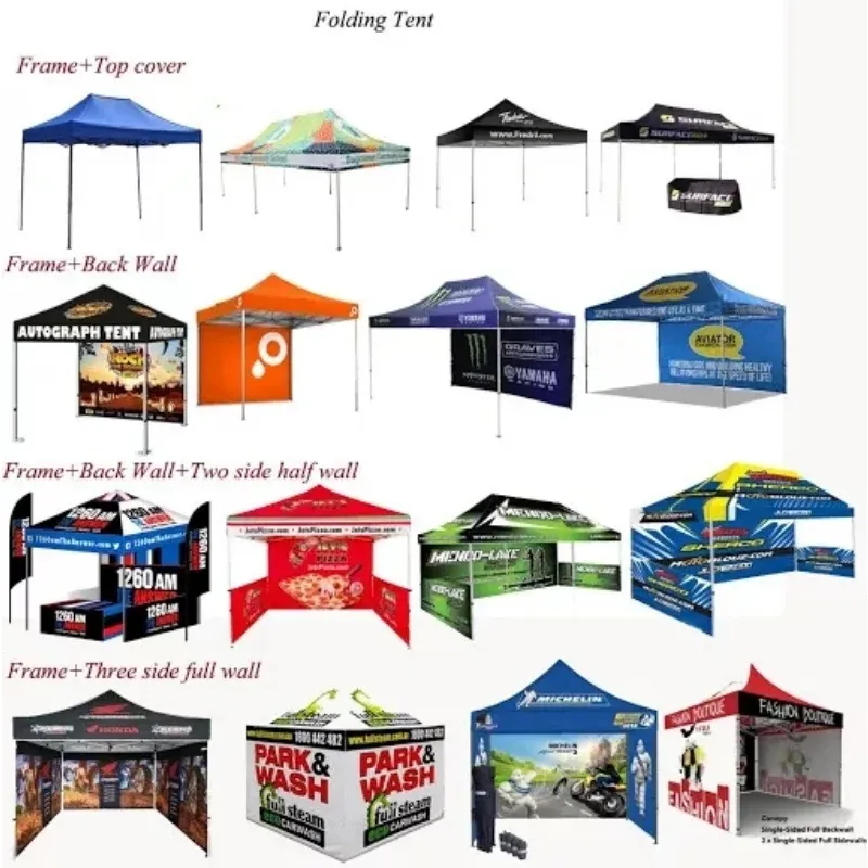 Quảng Cáo Logo ngoài trời nhôm 10x10 Tán lều triển lãm sự kiện marquee gazebos tán bật lên tùy chỉnh in lều