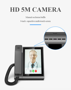 Teléfono Android Llamadas IP Sin tarjeta SIM Uso de escena de oficina Pantalla grande de 8 pulgadas Escritorio inalámbrico Flexible Uso de teléfono Android SIP - Product Image 3