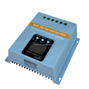 PWM 60A 80A 100A контроллер солнечной батареи 12V/24V36V/48V Автоматическая идентификация контроллер зарядки аккумулятора - Product Image 2
