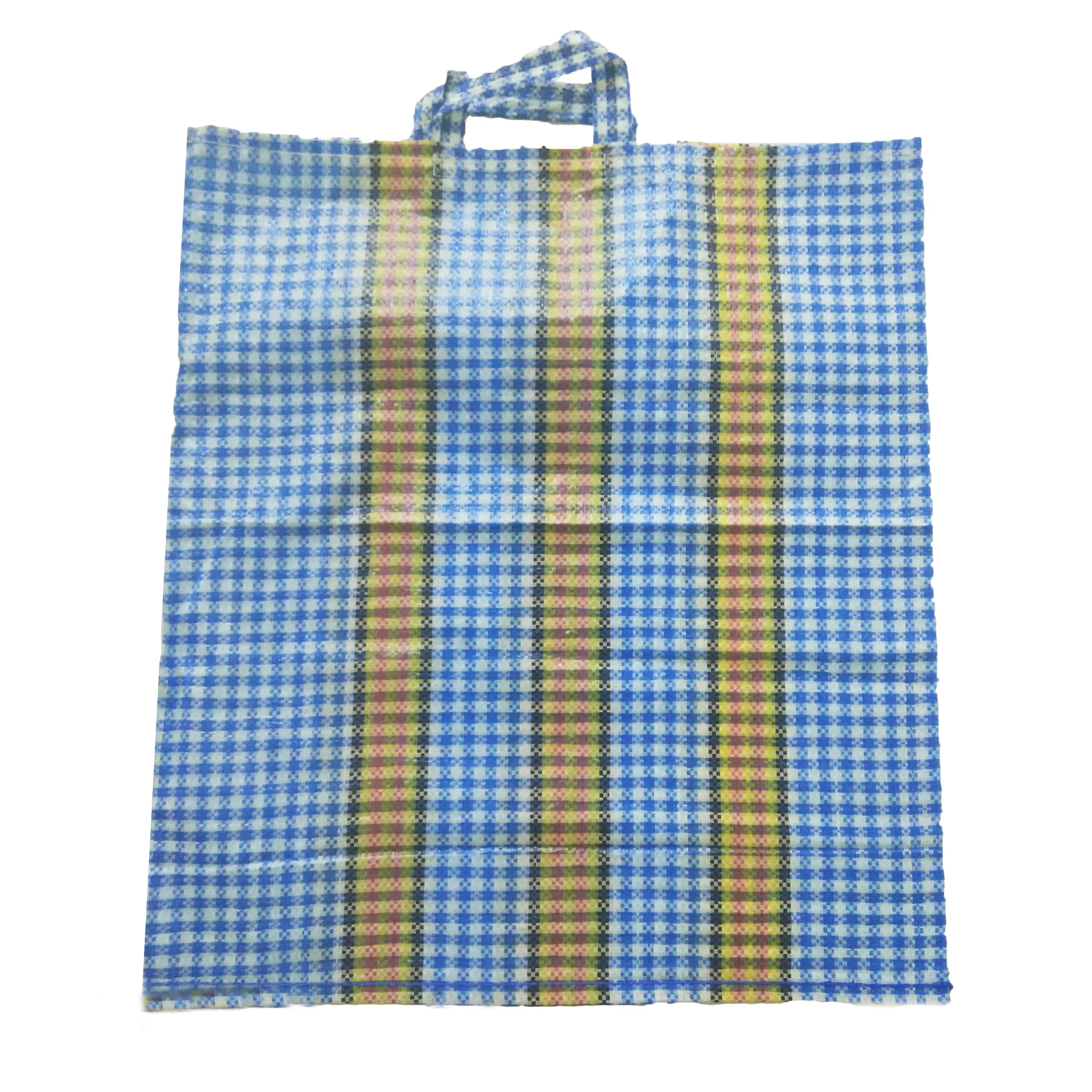 Laminato PP Tessuto Shopping Sacchi, Riciclato Tote Bag di Plastica