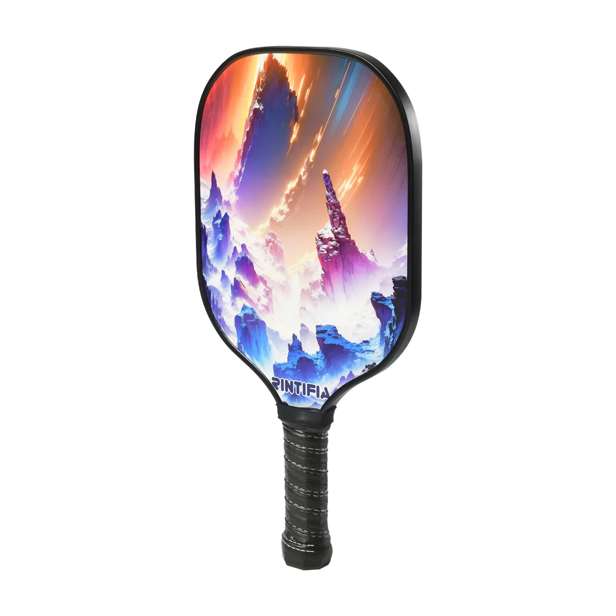 (Monster 1) Op Maat Gemaakte Thermogevormde Honingraat Koolstof Glasvezel Racket Met Aangepaste Logo Gedrukt Pickleball Paddle