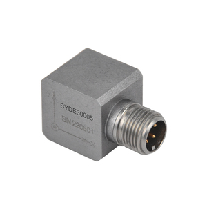 BYDE30005 24V 4mA隔离式三轴IEPE加速度传感器，安装抗干扰功能振动传感器 - Product Image 1