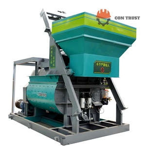 <strong>JS750</strong> Concrete Cement <strong>Mixer</strong> Is Twin Shaft Horizontal Forced Type <strong>Mixer</strong> Strong Mixing Capacity Uniform Mixing and High Output - Product Image 2
