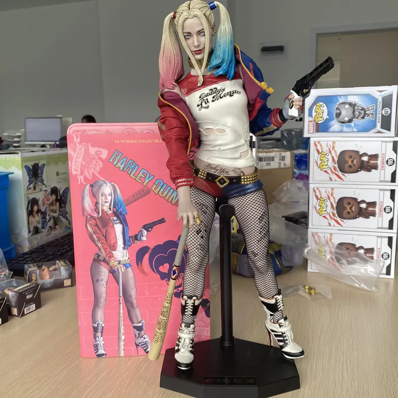 プロトタイピングチームハーレークインフィギュアスイサイドスクワッド1/4スケールスタチューモデルコレクタブルおもちゃ