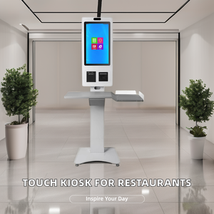 21.5 24 32 Inch Capacitive Touch Screen POS Kiosk 80mm Built-In Printer 2D Scanner Bill Payment <strong>System</strong> for Android SDK <strong>Function</strong> - Product Image 4