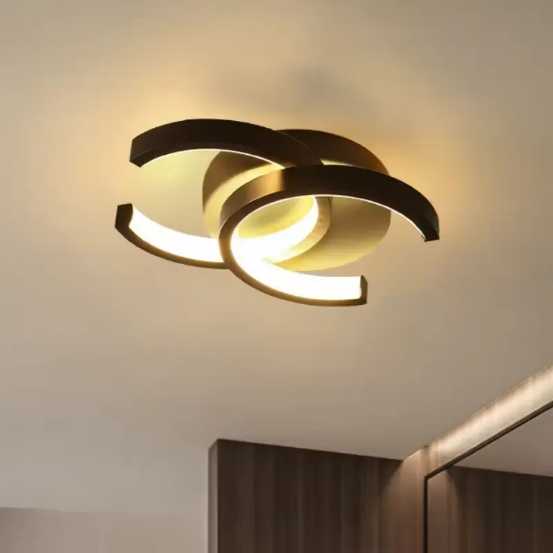 Rts Simple et moderne créatif couloir allée plafonnier entrée balcon LED plafonnier Surface Monté décoration lumières