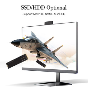 Sharer dp 23,8 Zoll Mini-Desktop All-In-One-PC CPU-Kern I3 I5 I7 12. Firewall Linux Wifi LCD-Display HD-Schnitts telle zum Verkauf - Product Image 3