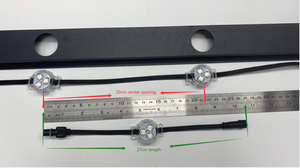 เหมือนไฟไฟ LED กลางแจ้งแบบถาวร DC12V RGBW UCS2904แอปควบคุมเต็มรูปแบบไฟแทร็กอลูมิเนียมสำหรับวันหยุดพักผ่อนหลายวัน - Product Image 5