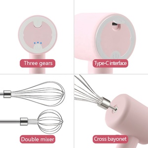Logo Customized Home Hand Held Usb Charging High Power Function Eggrechargable Automatic Electric Hand Mixer - Product Image 5