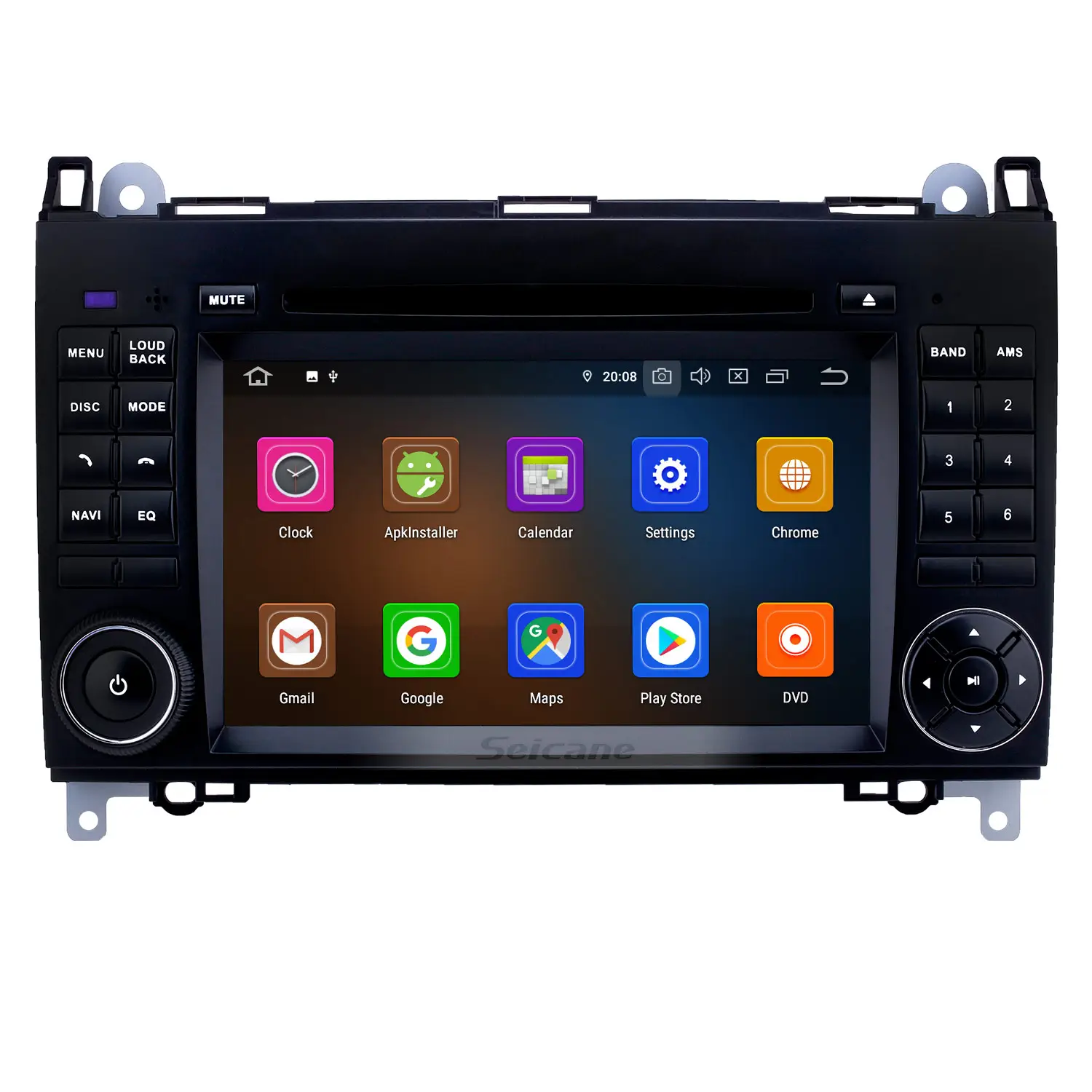 Touchscreen HD 7 pollici Android 10.0 per Benz classe A/Benz classe B/Benz Viano Radio sistema di navigazione GPS telecamera di Backup Carplay