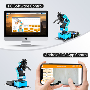 Hiwonder ArmPi mini 4DOF Vision Roboterarm Angetrieben von Raspberry Pi Support Python, OpenCV Target Tracking für Anfänger