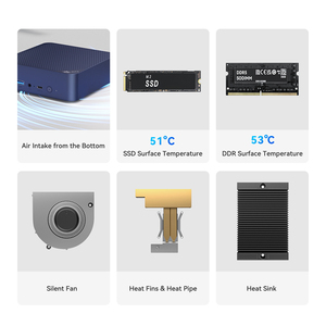 Beelink Mini Pc Eq13 16gb Ddr4 Ram 500gb Intel 12th Alder Lake-n100 Pcie3.0SsdミニデスクトップコンピューターサポートデュアルLAN Wifi 6 - Product Image 3