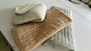 Zéro défaut classique meilleure vente de luxe 2020 100% coton bio coton point de riz tricot nouveau-né bébé jeter couverture - Product Image 6