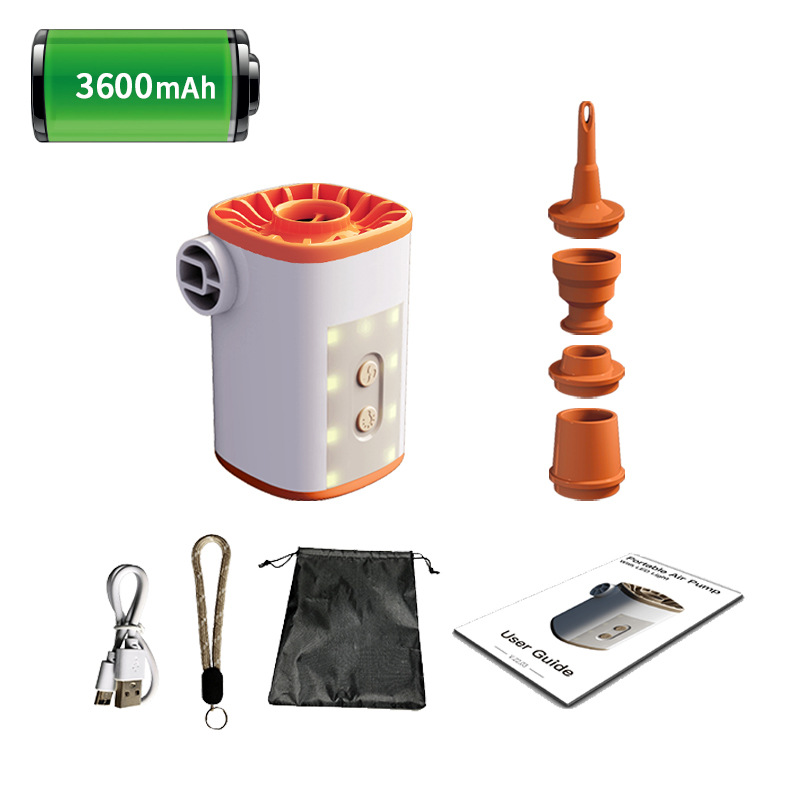 Orange + white two-color 3600mah