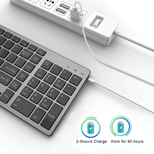 Awireless-teclado y ratón inalámbricos, 7 colores retroiluminados y alta función, un enchufe para ratón y teclado