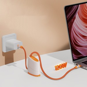 固定快速充电C型数据线，120W Usb快速充电数据传输充电器电缆独特的耐用性60W 10标准TPE - Product Image 3