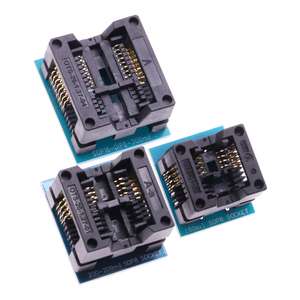 Werks ausgang SOP16 bis DIP8 Breit körpers itz Breit 150mil 200mil 208mil 300mil Programmierer SOP8 Adapter buchse für CH 341A IC Test - Product Image 3