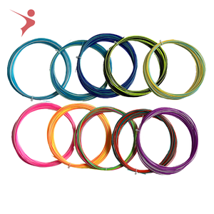 Colorful rainbow Badminton Racket <strong>String</strong>,Fluorescent Color High-elastic Double Color <strong>String</strong>,0.73mm Nylon Training <strong>String</strong> - Product Image 1