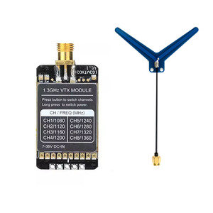 8CH 800MWビデオ送信機受信機モジュール1.3G/1.2G FPVオーディオRC長距離飛行機ドローンアクセサリー7-36V電源