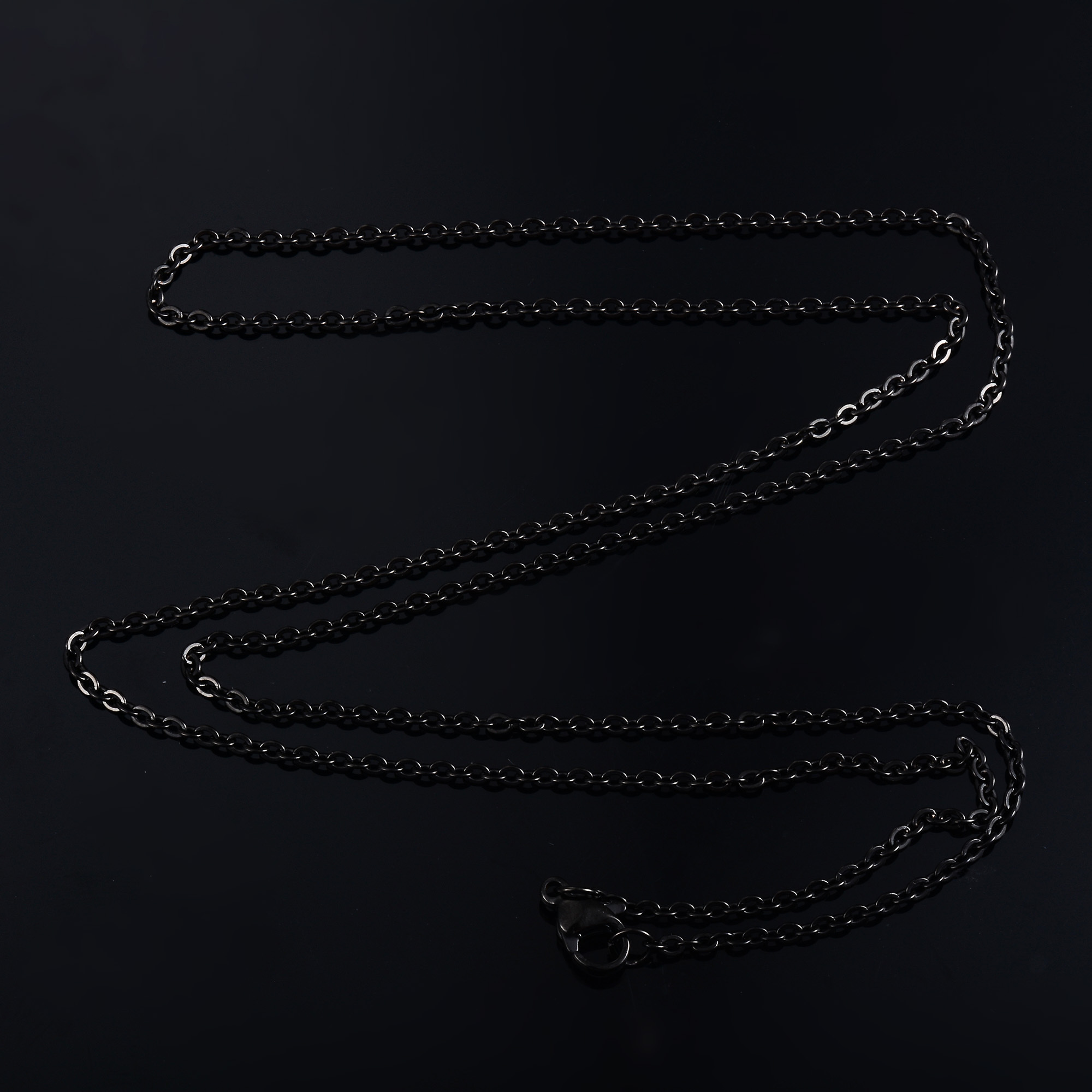 Noir, largeur 2,0 mm