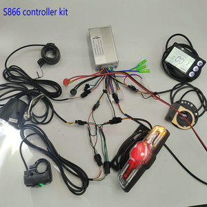 S866控制器前灯喇叭尾部转向信号灯组开关按钮滑板灯套件 - Product Image 1