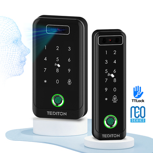 Tediton TTlock cara impermeable al aire libre teclado inalámbrico puerta SISTEMA DE Control DE ACCESO intercomunicador reconocimiento Facial Control de acceso - Product Image 1