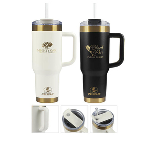 Vasos Termicos <span class=keywords><strong>20Oz</strong></span> düz alt paslanmaz çelik özel Logo fincan 40Oz yalıtımlı Metal Tumbler kolu saman ile