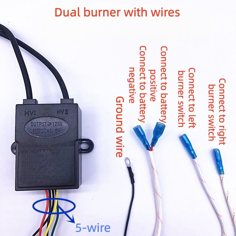 Dual Line Igniter for Dual Burner