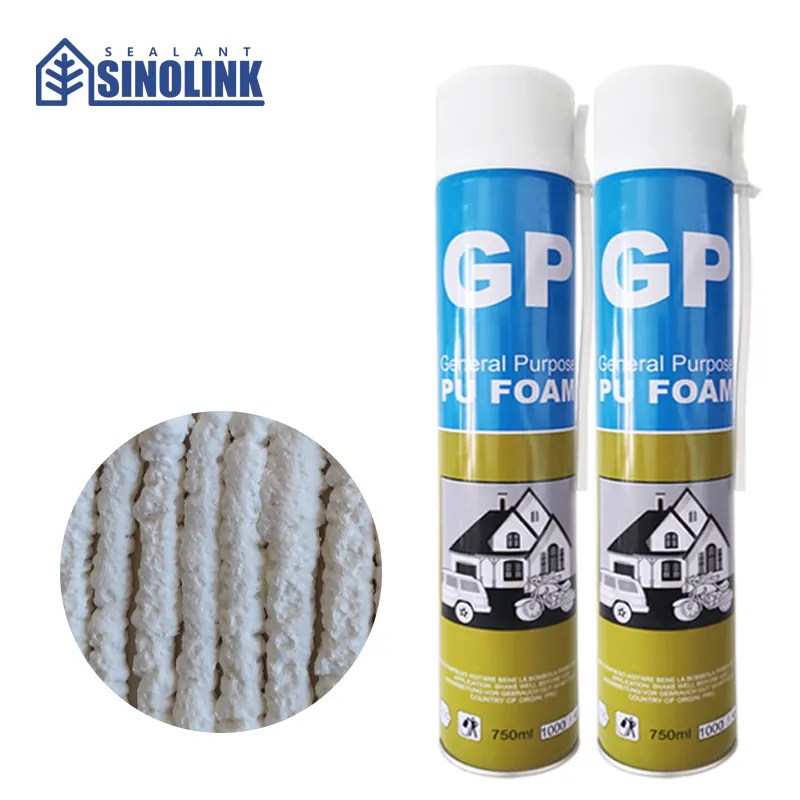 Sinolink Mua ống Polyurethane nhà sản xuất phun chống thấm nước PU bọt Sealant