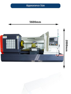 באיכות גבוהה ck6180x2000 <span class=keywords><strong>cnc</strong></span> מחרטה סוג אופקי גדול צמצם כלי אוטומטי שינוי מיטה אינטגרלי מסילה קשה