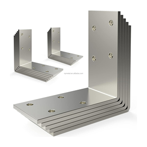 Nhiệm vụ nặng nề hình chữ L khung thép mạ kẽm 90 độ thép góc cho các dự án bằng gỗ đóng dấu 90 độ l-hình dạng khung kim loại - Product Image 1