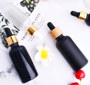 Luxury 1oz 2oz 5ml <strong>10ml</strong> 15ml 30ml 100ml Cosmetic Packaging <strong>Empty</strong> Matte Black Serum Essential Oil Glass Dropper Bottle With <strong>Box</strong> - Product Image 5