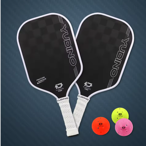 Grande qualità tecnologia di pressatura termica portatile PP a nido d'ape 16mm allenamento 24K in fibra di carbonio Pickleball Paddle - Product Image 3