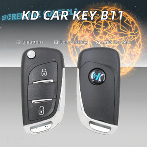 Универсальный B11-2 K-eydiy серии B 2-кнопочный Автомобильный ключ пульт дистанционного управления для P-eugeot автомобильные ключи KD900 KD-X2 URG200 KD мини-ключ программист - Product Image 2