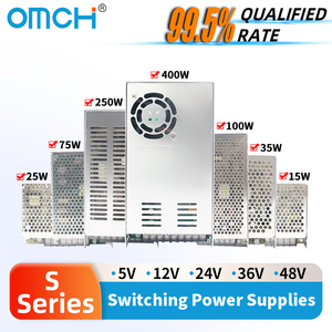 OMCH Fuente de Alimentación Conmutada de Salida Única, 15W, CA, CC, 5V, 12V, 24V, 3A, 1.3A, 0.7A, 240V, Voltaje de Entrada 60Hz/50Hz para Uso Industrial - Product Image 2