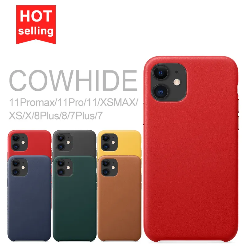 Hot販売本革携帯電話ケースFactoryカスタムWholesale appleのiphone11 11pro 11pro最大xr xs 8プラスOriginal電話ケース