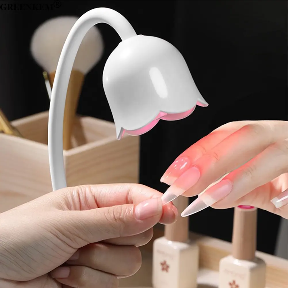 Lampe de séchage d'ongles Led Rechargeable Portable lampe à ongles Led UV sans fil à séchage rapide ultraviolet pour manucure de Salon