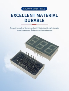 3-digitale digitale Röhre 0,56-Zoll 7-Segment-Digitalanzeige mit hochwertiger super hellgrüner Farbe für elektrische Produkte - Product Image 2