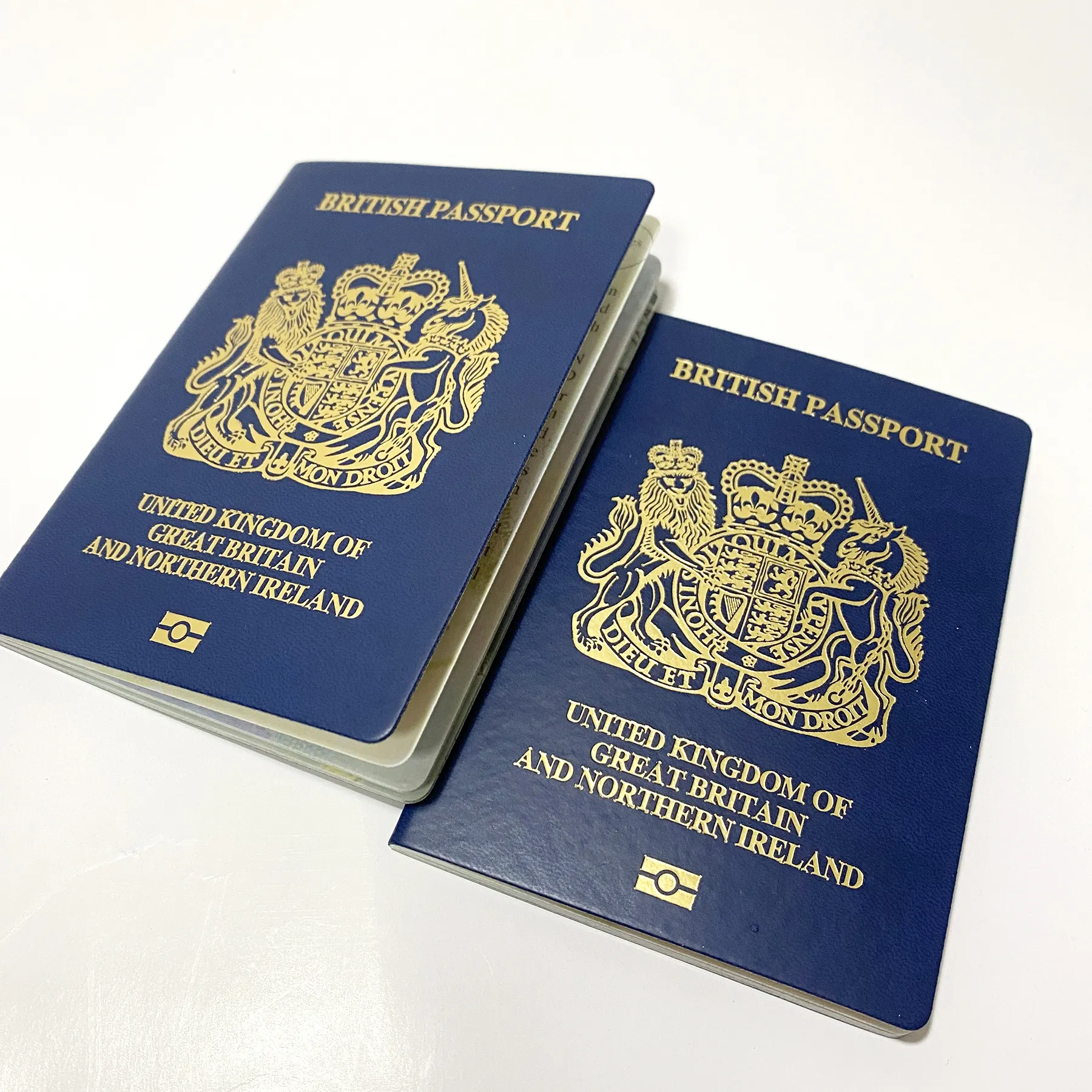 Impressão personalizada de passaporte de adereços britânicos para clubes de empresas ou crianças