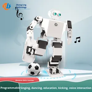 Robot bionico intelligente Arduino servizio di riconoscimento vocale a doppia gamba che balla la prevenzione degli ostacoli programmazione elettronica